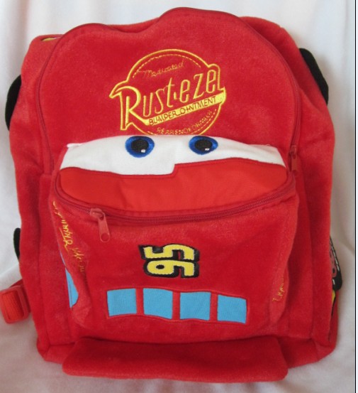 Disney Lightning McQueen Backpack  schoolbag for Kid