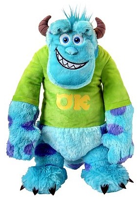 Monsters University Soft Plush Toy  Sulley with T-Shirt