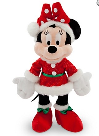 minnie mouse christmas plush