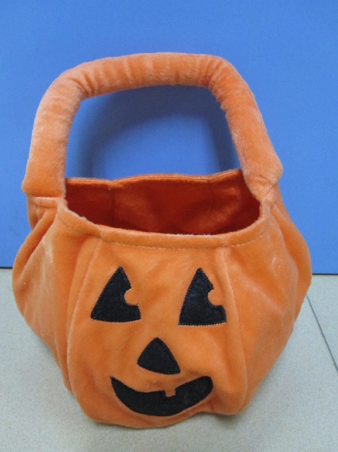 Black Halloween Plush Toys / Halloween Plush HandBags For Halloween Party 30cm