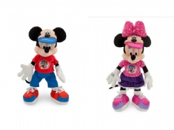 Fashion Original Sport Mickey Mouse and Minnie Mouse Disney Plush Toys 12 inch