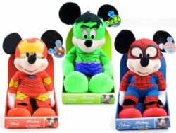 Marvel Disney Plush Toys Spiderman / Hulk / /Iron Mickey Mouse And Minnie Mouse Stuffed Animals Toys