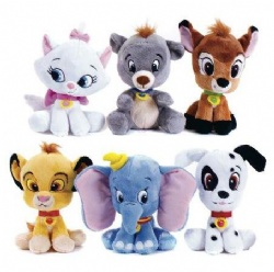 8inch Disney Plush Toys Big Head Classtic Characters Soft Doll Cartoon Stuffed Toys