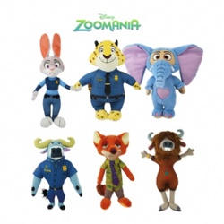 9inch Original Disney Zootopia Cartoon Plush Stuffed Toys