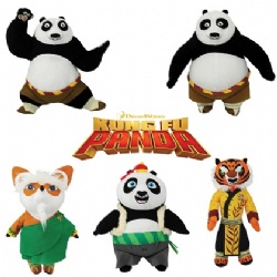 Super Cute kung Fu Panda 4 Cartoon Plush Toys 10inch