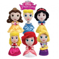 Original Disney Princess Lovely Cartoon Stuffed Plush Toys 22cm