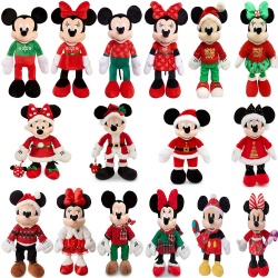 Disney Christmas Minnie Mouse and Mickey mouse Soft Plush Toys