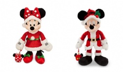 Fashion Christmas Mickey Mouse and Minnie Mouse Disney Plush Toys 40cm