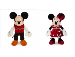 Christmas Minnie Mouse and Mickey Mouse Disney Plush Toys 40cm