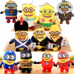 20cm Cartoon Plush Toys Minions With 3D Eye For Crane Vending Toy Machine