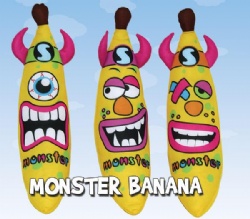 12 inch Carnival Monster Banana Stuffed Plush Toys for Festival andl Holiday