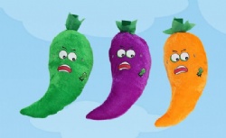 12 inch Carnival Monster Banana Stuffed Plush Toys for Festival andl Holiday