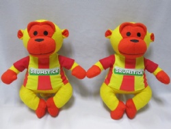 Fashion Knitted Monkey Stuffed Animal Toys / Plush Toys For Babies