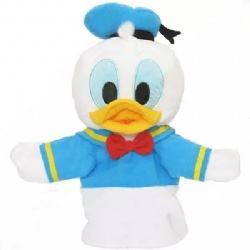 10 Inch Disney Donald Duck Plush Finger Puppets Custom Super Soft