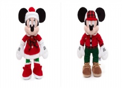 New 2017 Disney Christmas Mickey mouse And Minnie Mouse Plush Toys 18inch