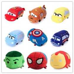 New Original Disney Roadster Racers Cars Toys 3 Tsum Tsum Cartoon Plush Toys 10cm